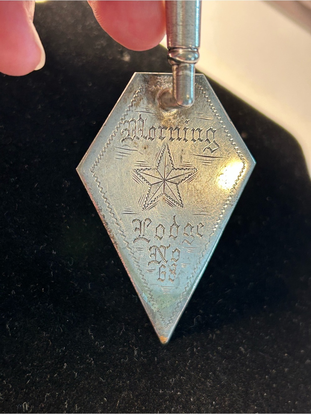 Vintage Masonic Trowel Letter Opener Morning Star Lodge No 68 Stockton Ca